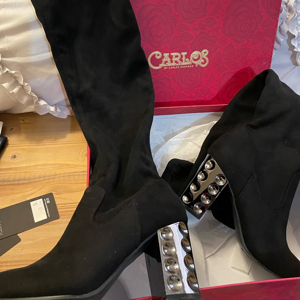Carlos Santana boot sz7.5 over the knee